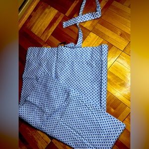 White and blue Breastfeeding Cover